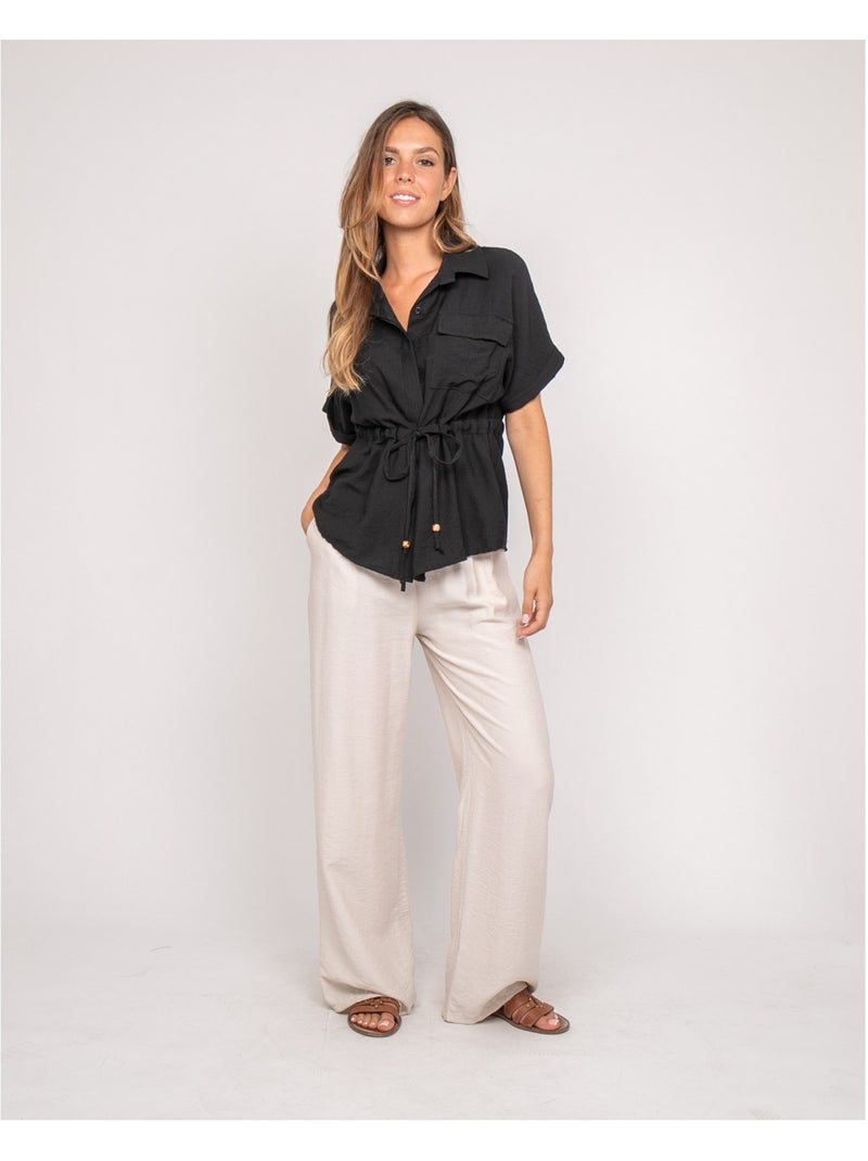 Camicia sahariana ORWIN Nero - Kiabi