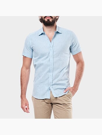 Camicia semplice a maniche corte