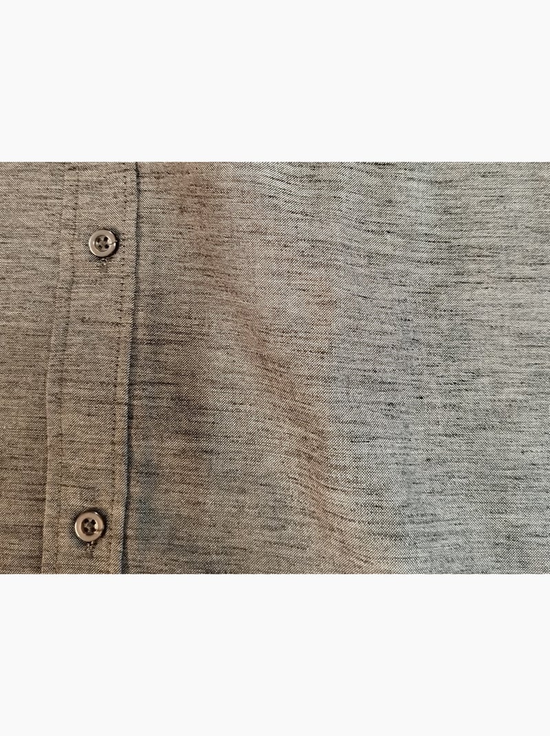Camicia semplice a maniche corte Grigio antracite - Kiabi