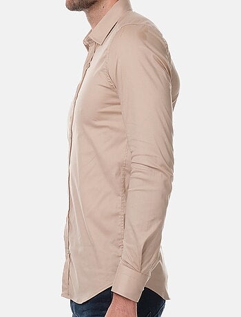 Camicia semplice a maniche lunghe