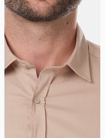 Camicia semplice a maniche lunghe