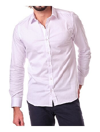 Camicia semplice a maniche lunghe