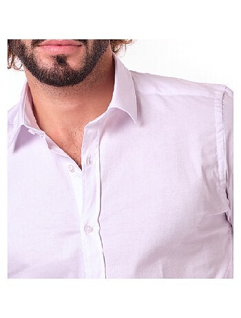 Camicia semplice a maniche lunghe