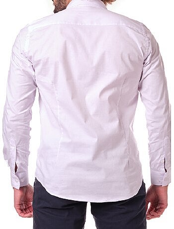 Camicia semplice a maniche lunghe