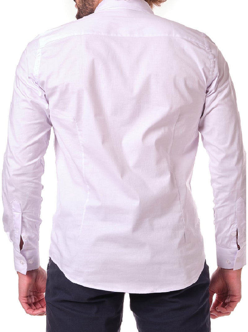 Camicia semplice a maniche lunghe Bianco - Kiabi