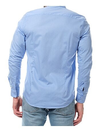 Camicia semplice a maniche lunghe