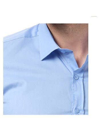 Camicia semplice a maniche lunghe