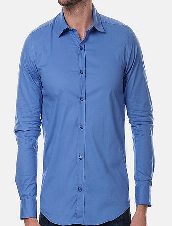 Camicia semplice a maniche lunghe