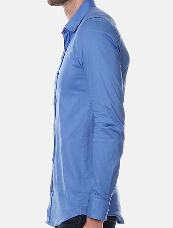 Camicia semplice a maniche lunghe