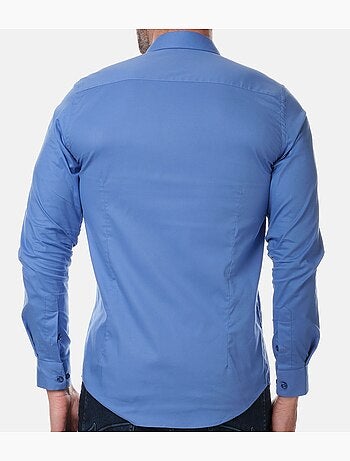 Camicia semplice a maniche lunghe