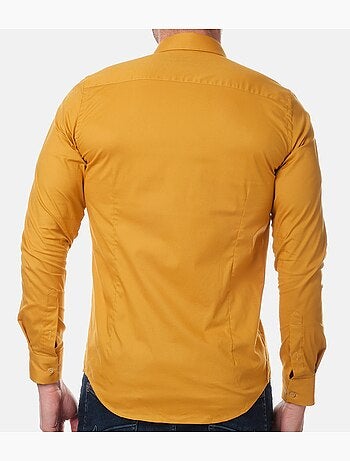 Camicia semplice a maniche lunghe