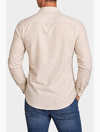 Camicia semplice con colletto alla coreana