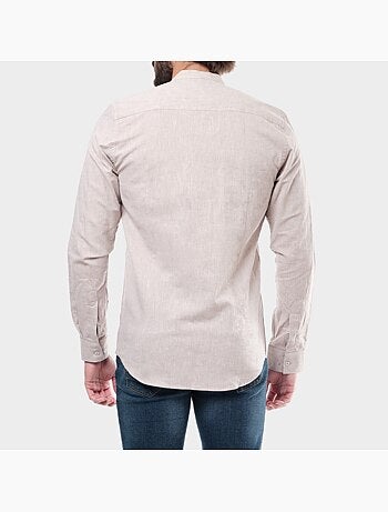 Camicia semplice con colletto alla coreana