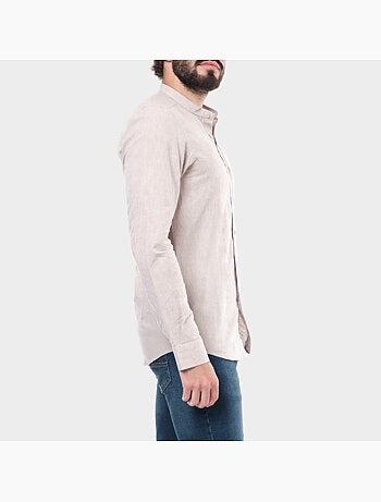 Camicia semplice con colletto alla coreana