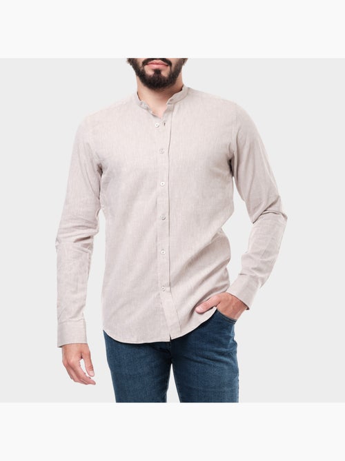 Camicia semplice con colletto alla coreana - Kiabi Camicia semplice con colletto alla coreana - Kiabi