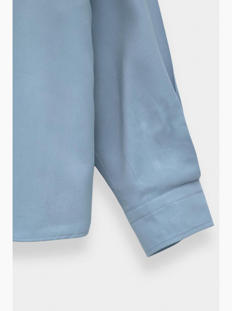 Camicia semplice giesto Blu cielo - Kiabi