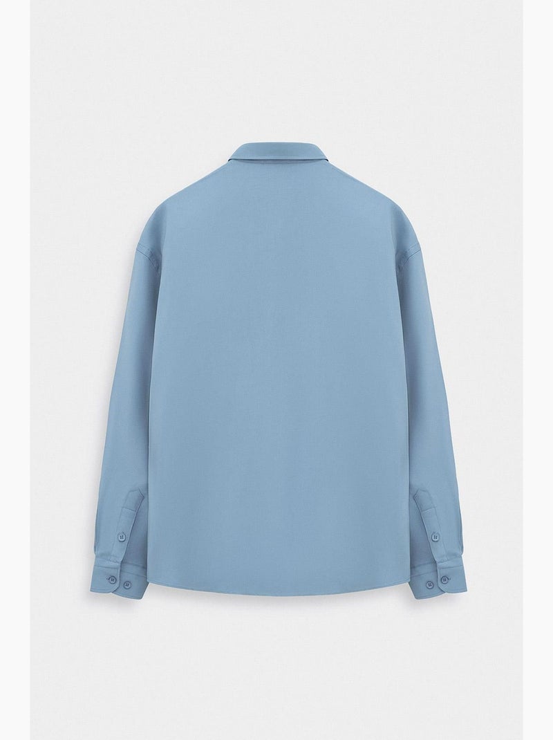 Camicia semplice giesto Blu cielo - Kiabi
