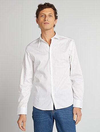Camicia slim camicia collo italiano - camicia collo italiano -