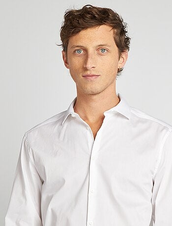 Camicia slim camicia collo italiano - camicia collo italiano -