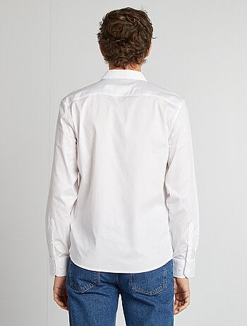 Camicia slim camicia collo italiano - camicia collo italiano -