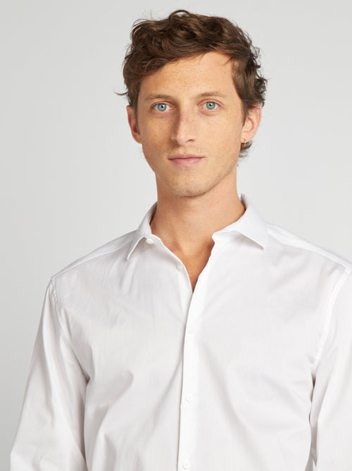 Camicia slim camicia collo italiano - camicia collo italiano - - Kiabi