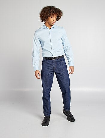 Camicia slim camicia collo italiano - camicia collo italiano -