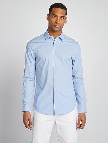 Camicia slim con motivo