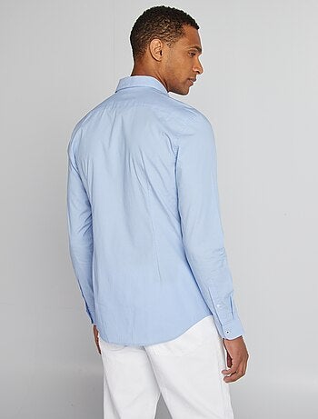 Camicia slim con motivo