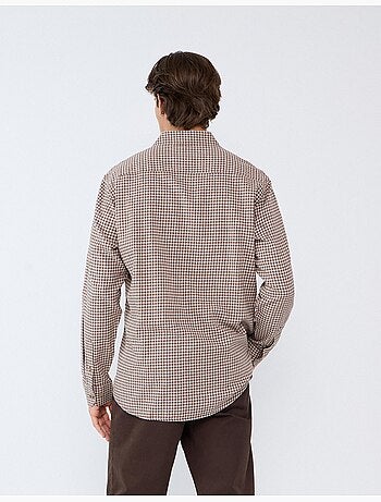 Camicia slim con motivo, mo fashion