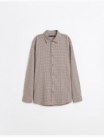 Camicia slim con motivo, mo fashion