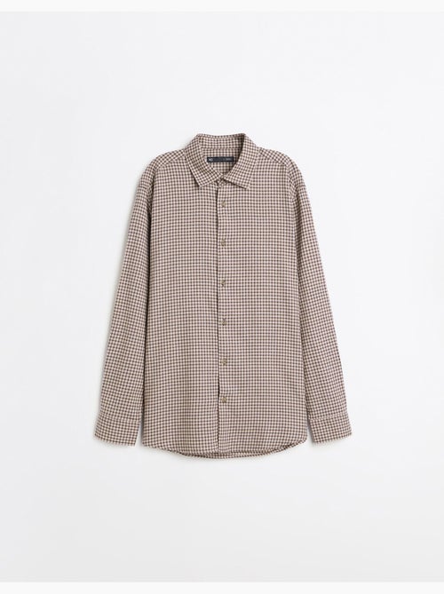 Camicia slim con motivo, mo fashion - Kiabi Camicia slim con motivo, mo fashion - Kiabi