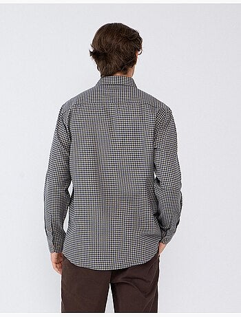 Camicia slim con motivo, mo fashion