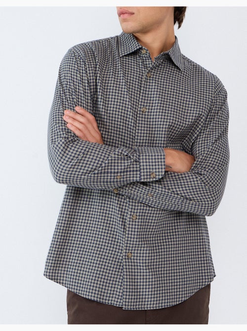 Camicia slim con motivo, mo fashion - Kiabi Camicia slim con motivo, mo fashion - Kiabi