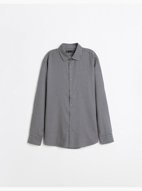 Camicia slim con motivo, mo fashion - Kiabi Camicia slim con motivo, mo fashion - Kiabi
