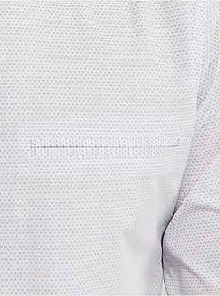 Uomo dalla S alla XXL - Camicia slim cotone dobby - Kiabi