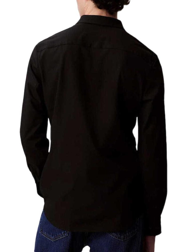 Camicia Slim Elasticizzata da Uomo Calvin Klein Jeans Tech Nero - Kiabi