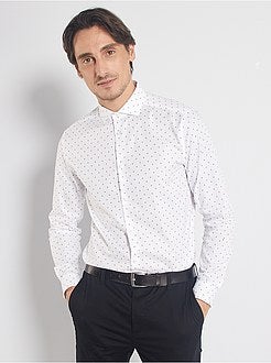 Camicia slim piqué - Kiabi