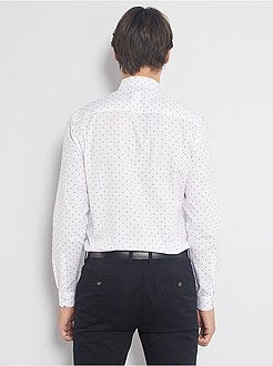 Camicia slim piqué - Kiabi