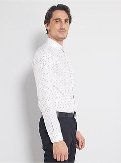 Camicia slim piqué - Kiabi