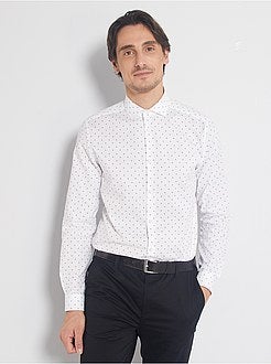 Camicia slim piqué - Kiabi
