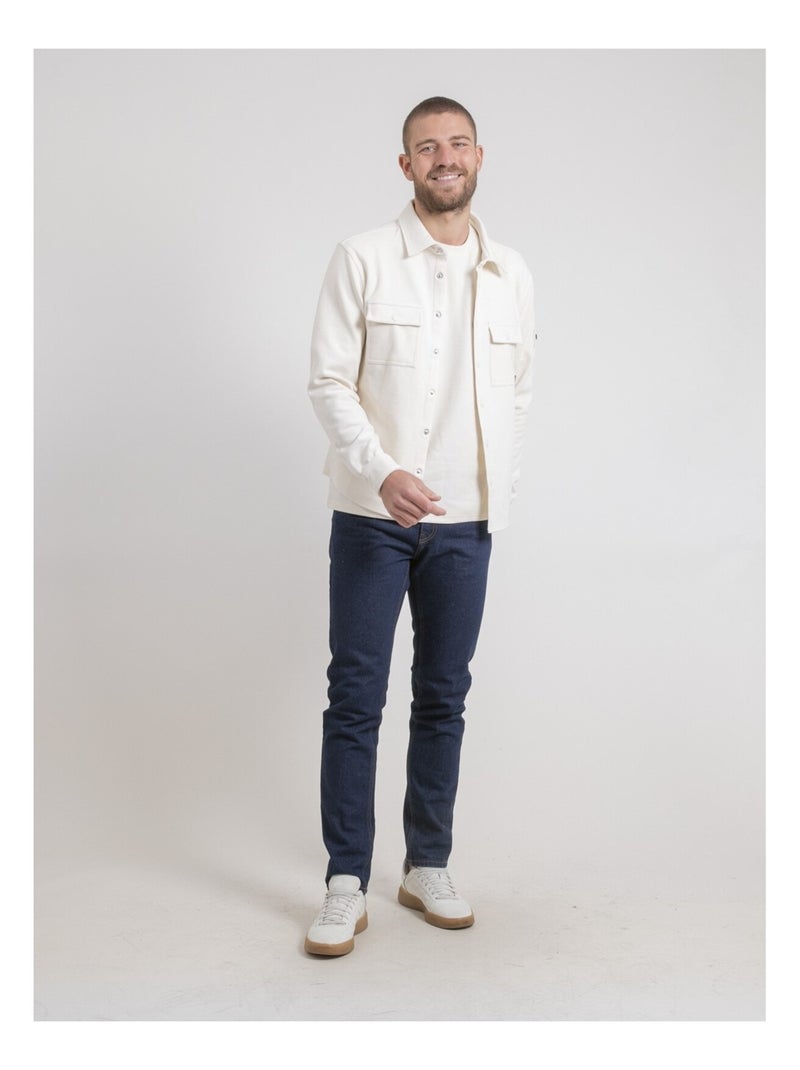 Camicia sopra in maglia DOPEMON Beige - Kiabi