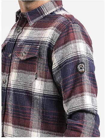 Camicia sopra maniche lunghe a quadri TARECAGE