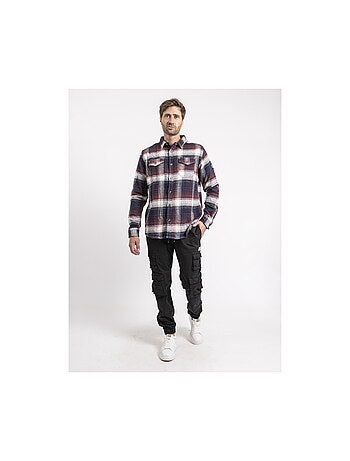 Camicia sopra maniche lunghe a quadri TARECAGE