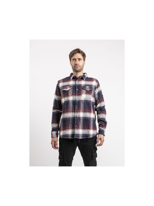 Camicia sopra maniche lunghe a quadri TARECAGE - Kiabi