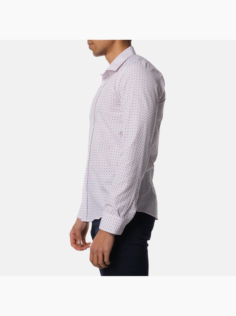 camicia stampata Bianco Rosso Blu - Kiabi