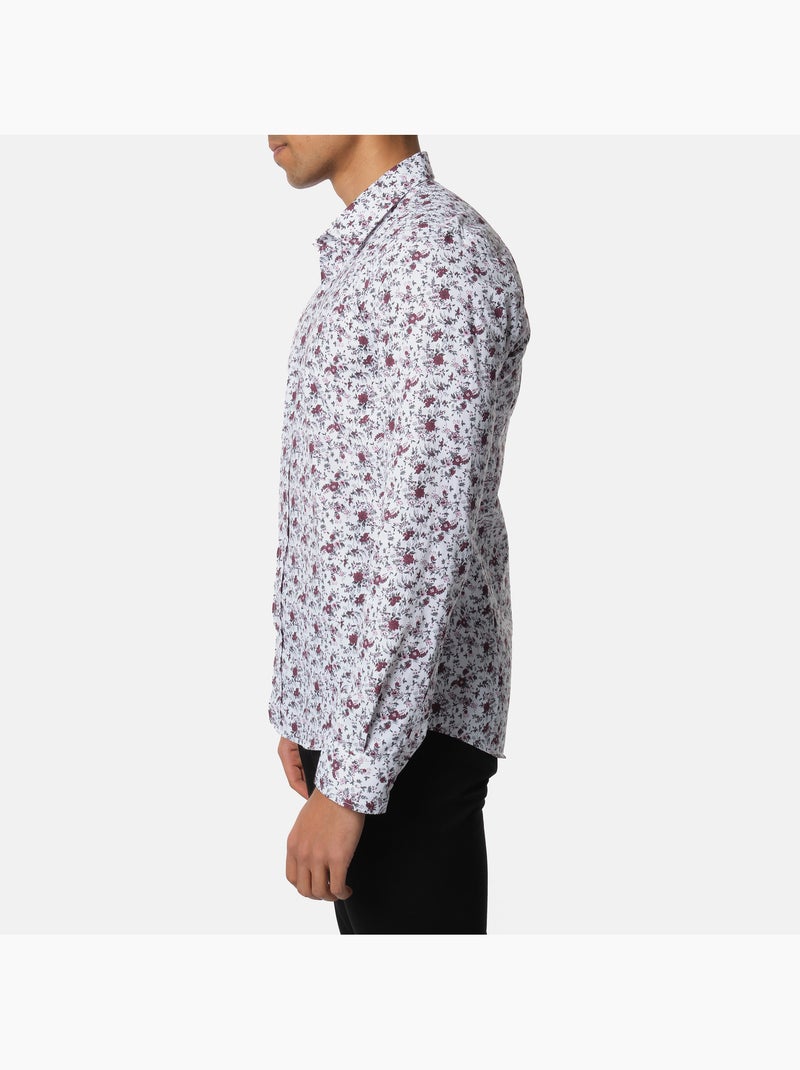 Camicia stampata Bianco Rosso - Kiabi