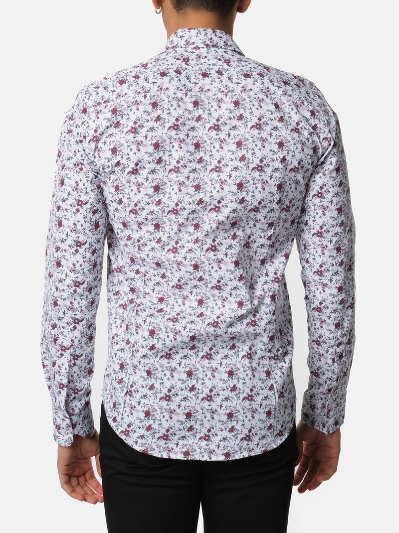 Camicia stampata Bianco Rosso - Kiabi