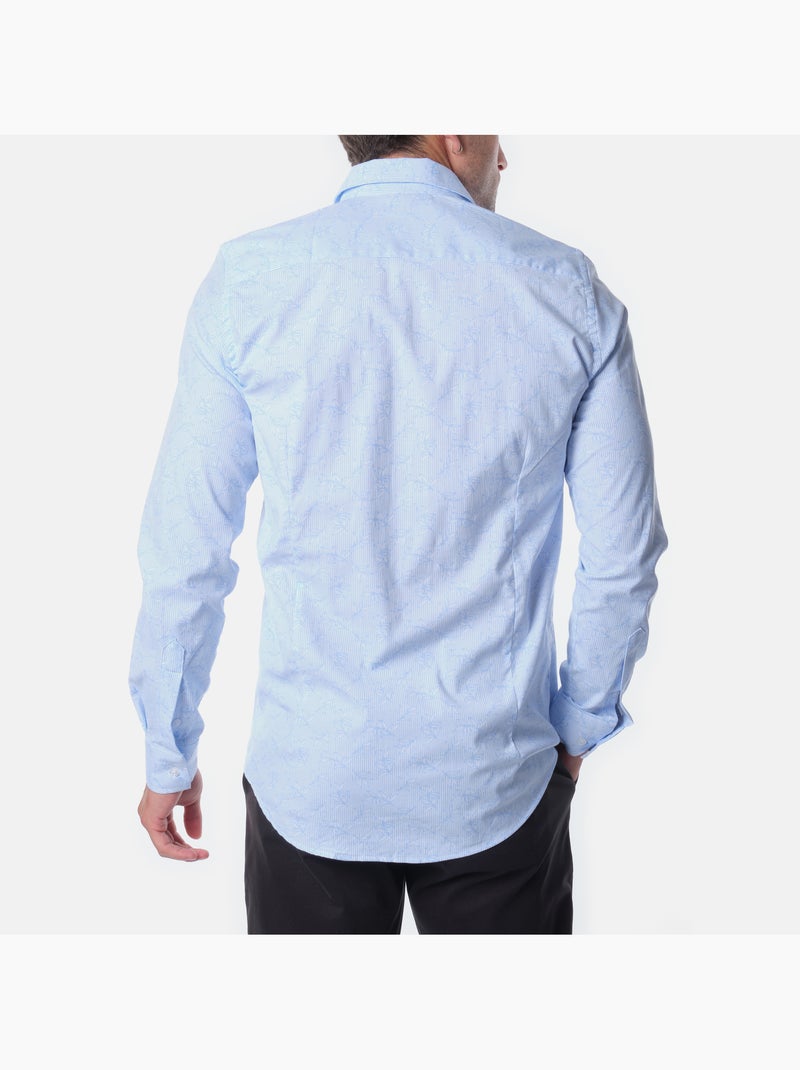 camicia stampata Blu cielo - Kiabi