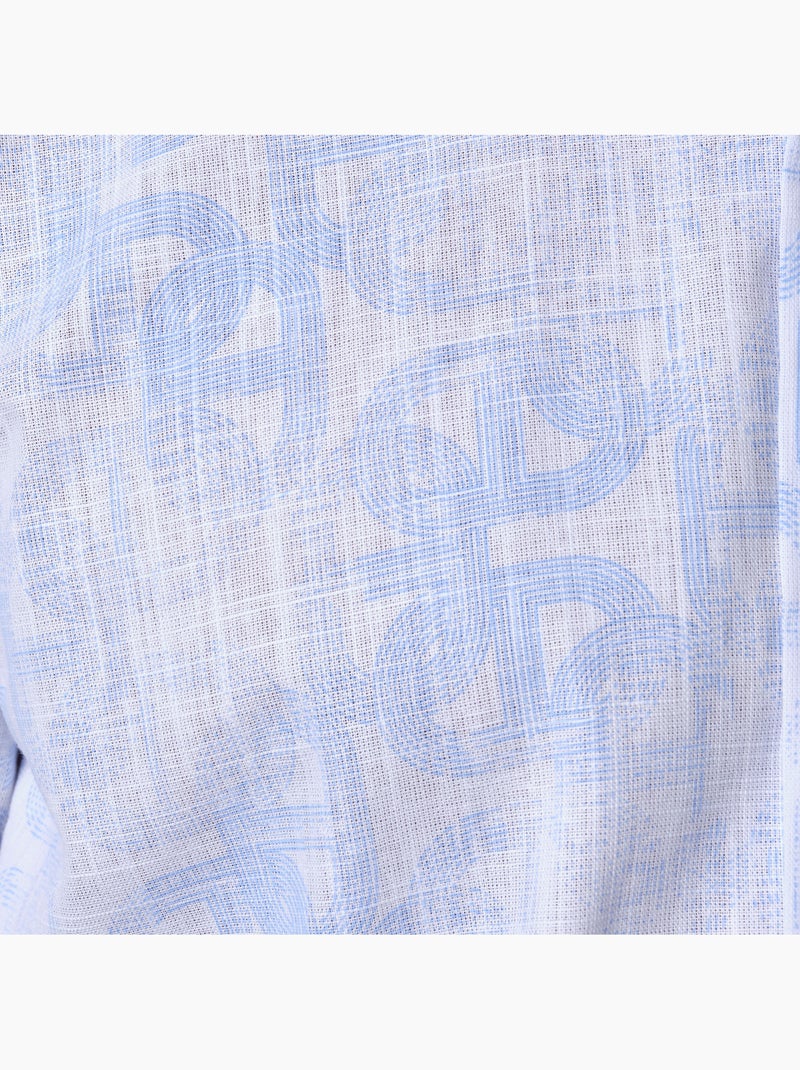Camicia stampata Blu cielo - Kiabi