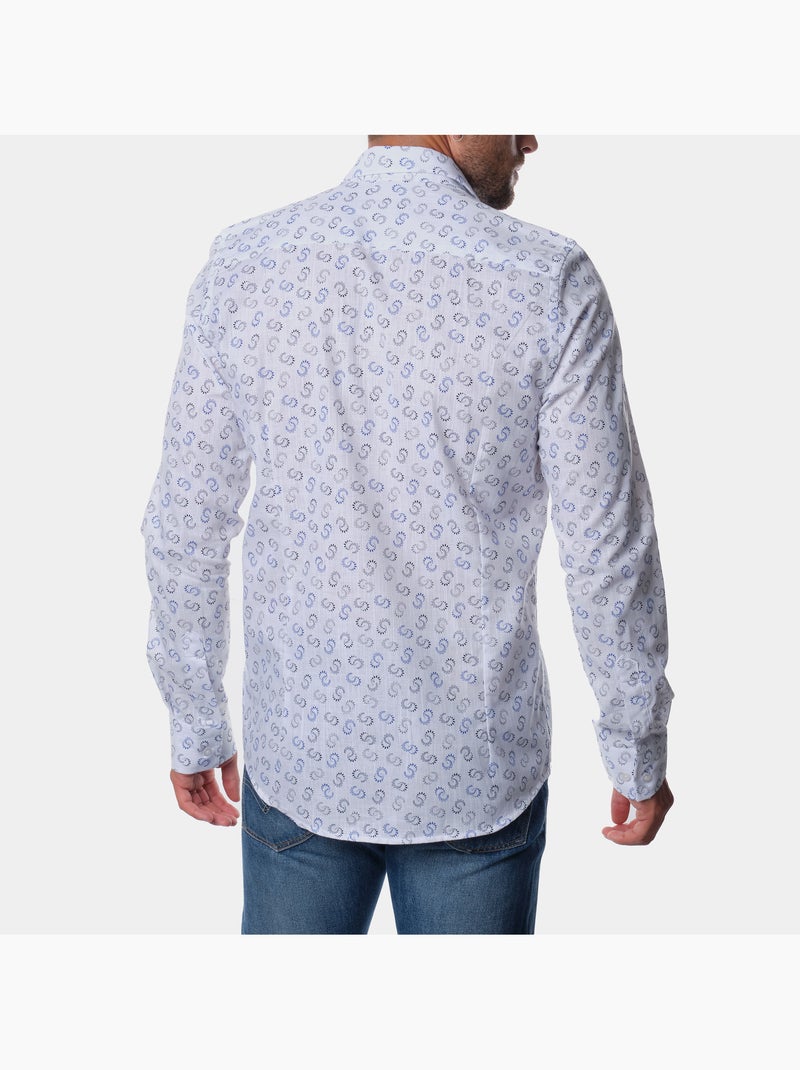 Camicia stampata Blu - Kiabi